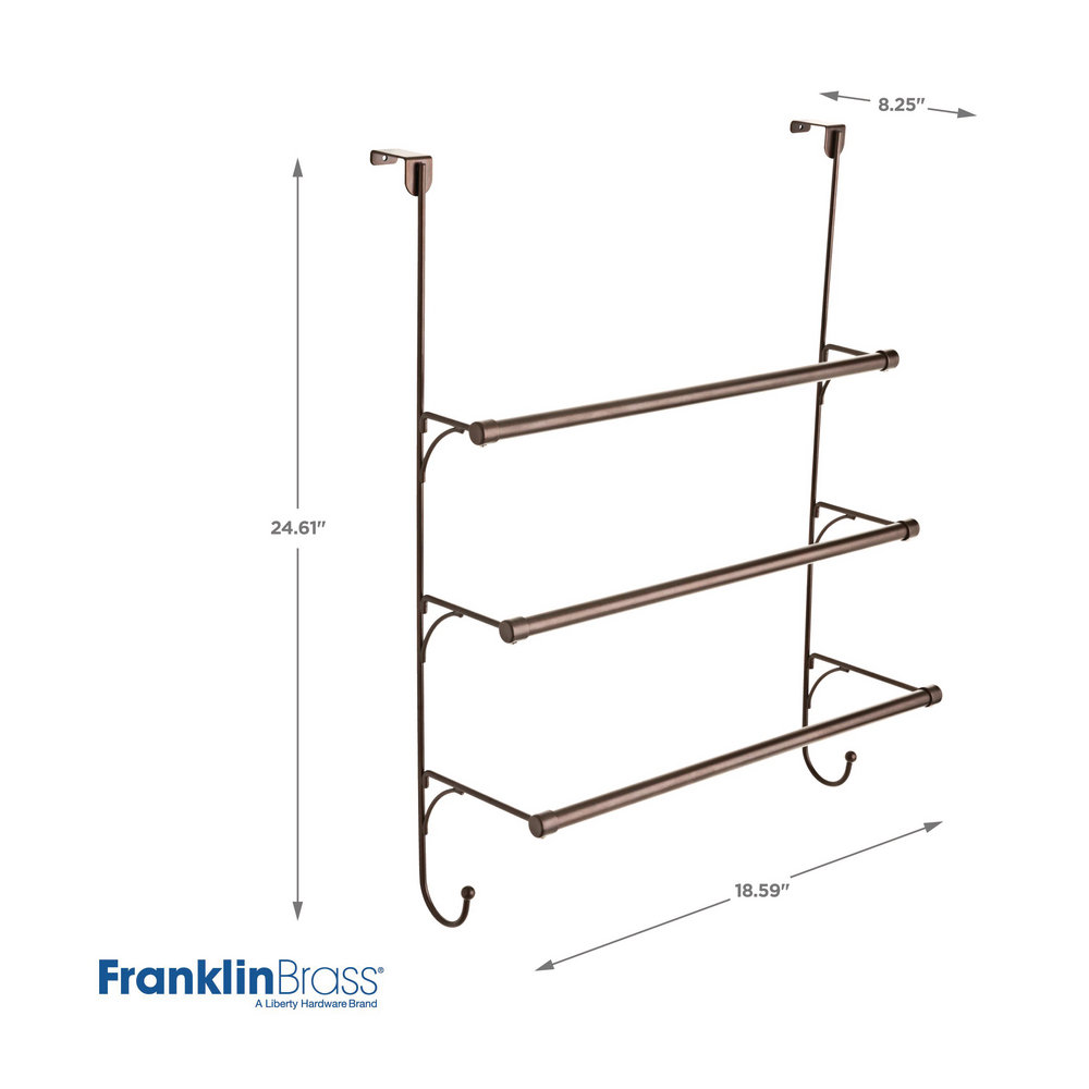 Franklin Brass OvertheDoor Towel Rack & Reviews Wayfair